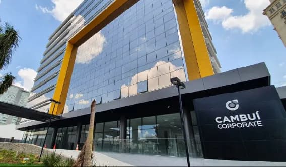 Fachada do edifício Cambuí Corporate, sede da SCOPO Saúde